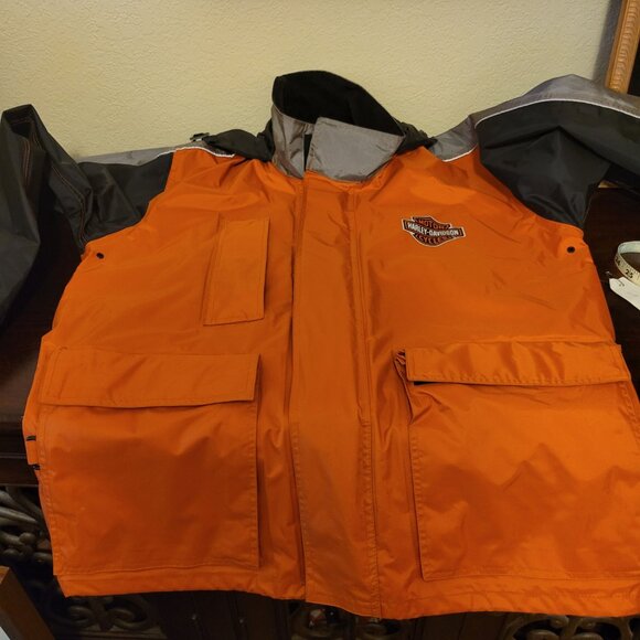 Harley-Davidson Unisex Rain Jacket - Size X-Small - Picture 3 of 12
